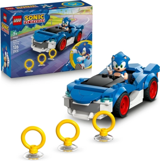 LEGO Sonic: sacīkšu auto Speedster Lightning