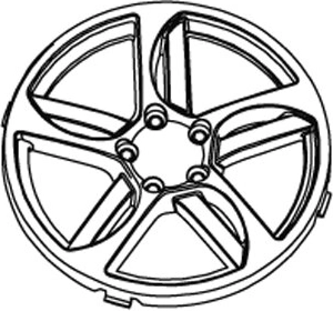 Priekšējo riteņu pārsegi bērnu transportlīdzeklim Lamborghini Murciélago JAMARA (komplekts 2 gab.)