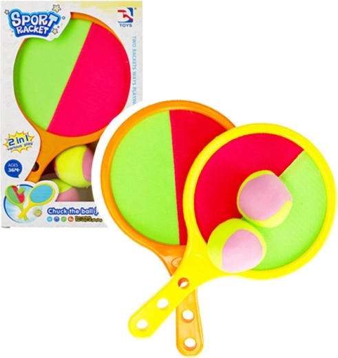 Raķešu komplekts 2 vienā catchball
