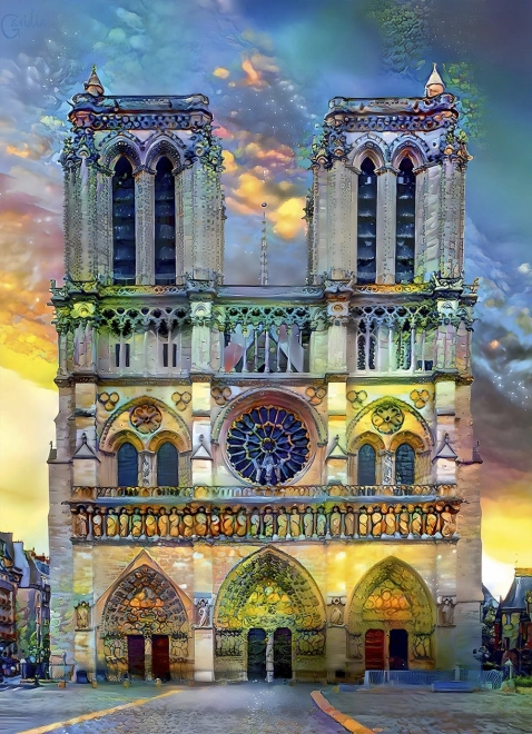 Puzzle BLUEBIRD Notre-Dame in Paris 1000 pieces