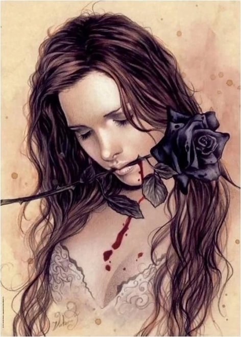 HEYE Puzzle Favole: Dark Rose 1000 pieces