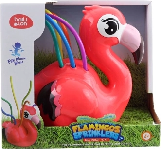 Dārza ūdens smidzinātājs bērniem – flamingo