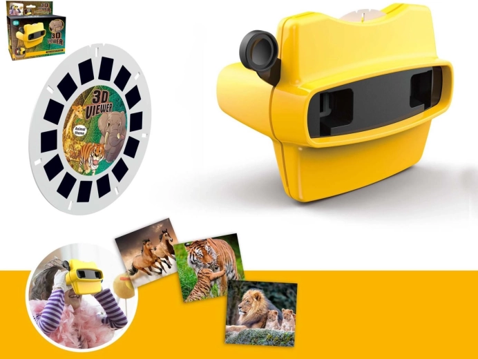 Safari 3D projekcijas brilles kastītē