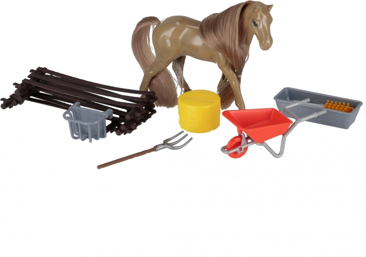 Caring for the horse like on a real farm