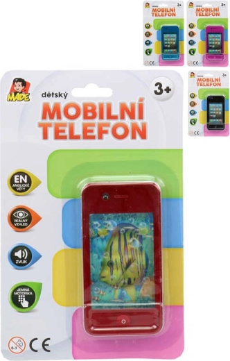 Bērnu viedais mobilais tālrunis ar skaņu 11 cm (angļu frāzes) – 1 gab.