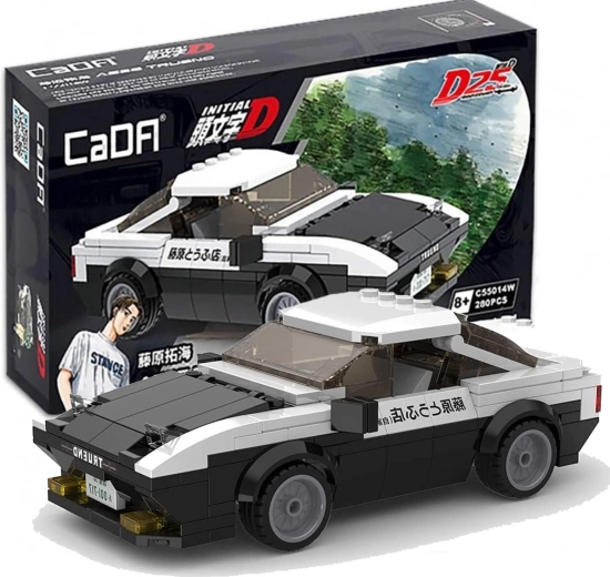 CaDA Building Set Toyota AE86 Trueno INITIAL D racing car 280 pieces