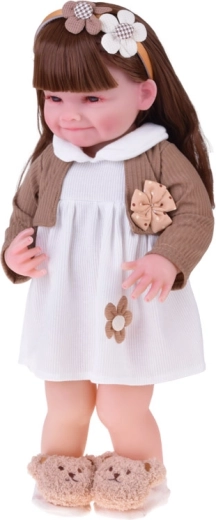 Gari brūni mati ķemmēšanai un veidošanai