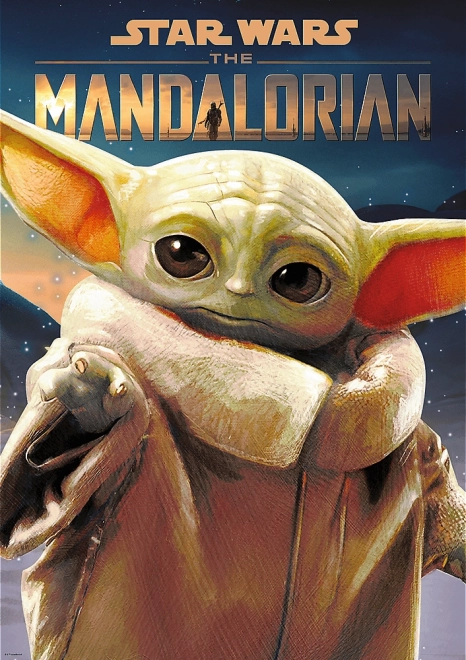 PUZZLE TREFL Premium Plus Star Wars: Mandalorian – Grogu, 1000 gab.