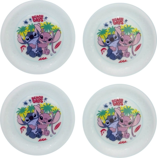 Bērnu šķīvji STOR ar STITCH, komplekts 4 gab.