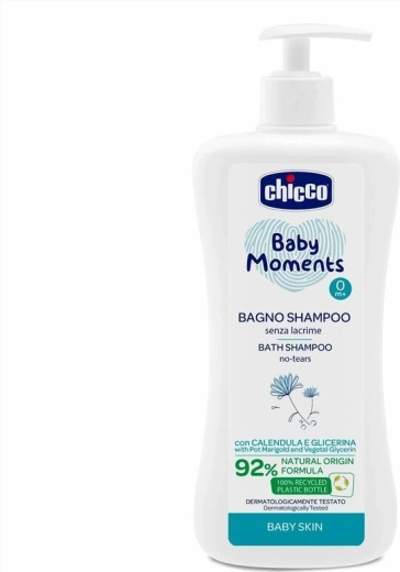 Chicco 2-in-1 Shower Gel for Hair and Body Baby Moments 500 ml