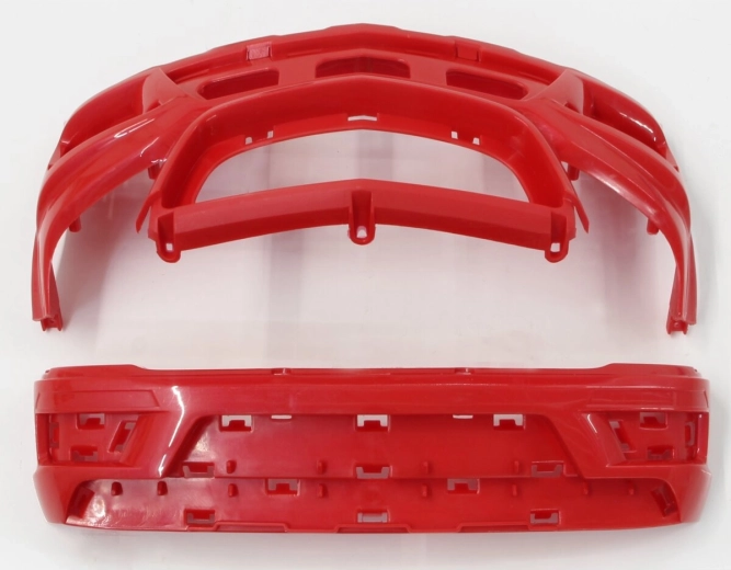 Body parts for Mercedes-Benz AMG GL63 ride-on push car – front and rear sections, red