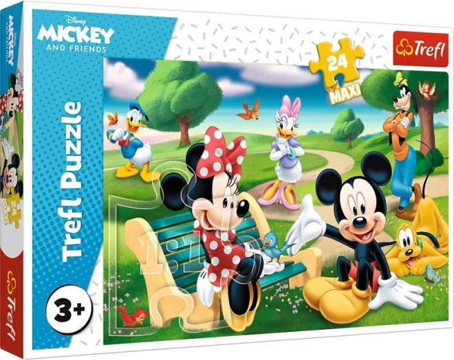Puzle 24 Maxi – MICKEY MOUSE un draugi – TREFL