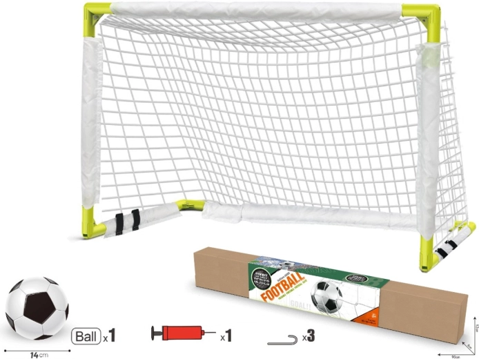 Bērnu futbola vārti ar bumbu un pumpi 90 cm