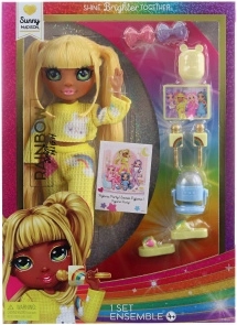 Rainbow High Junior PJ Party Doll – Yellow