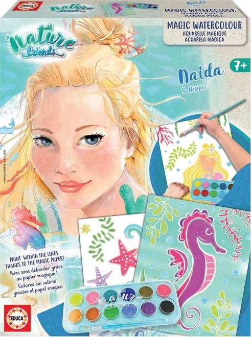Educa Nature Friends magic water painting – creative set