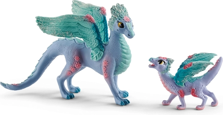 Schleich Bayala ziedu pūķis ar mazuli
