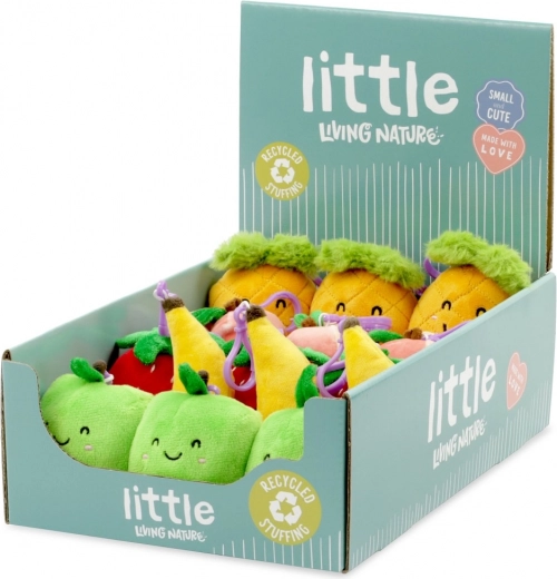 Plīša atslēgu piekariņš mini auglis 10 cm