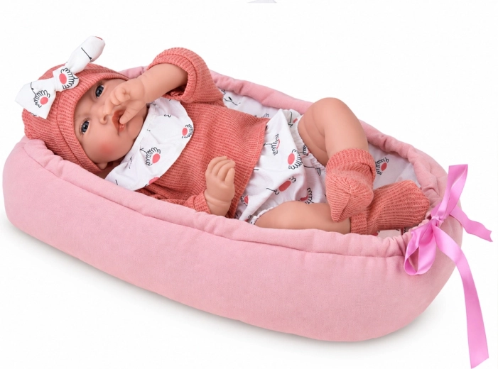 Baby carrier, pacifier and removable clothing
