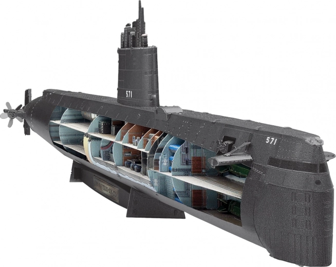 Metāla 3D puzle METAL EARTH Premium – zemūdene USS NAUTILUS