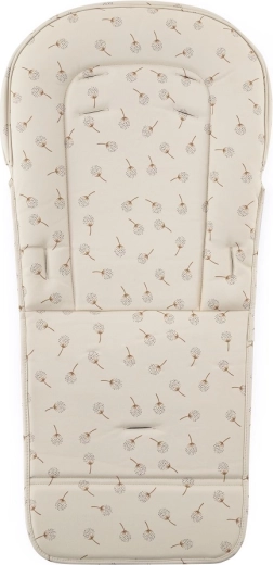Petite&Mars Gusto Beige Dandelions sēdekļa pārvalks un paplāte ēdamkrēslam