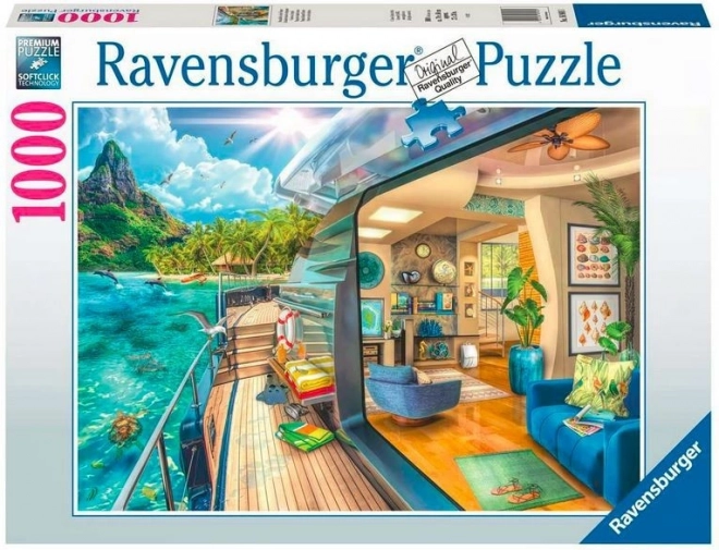 Puzle 1000 gab. – kruīzs tropos RAVENSBURGER