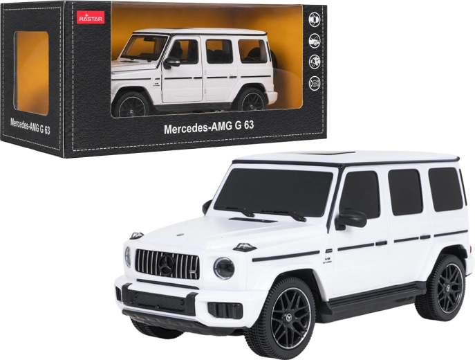 RASTAR Mercedes-AMG G 63 Metal Model, 1:24 Scale, White
