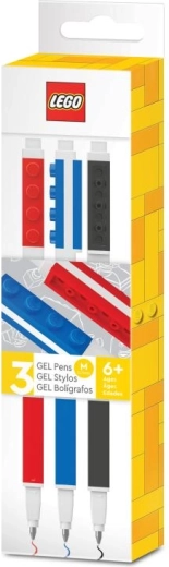 LEGO gēla pildspalvas, krāsu mikss, 3 gab.