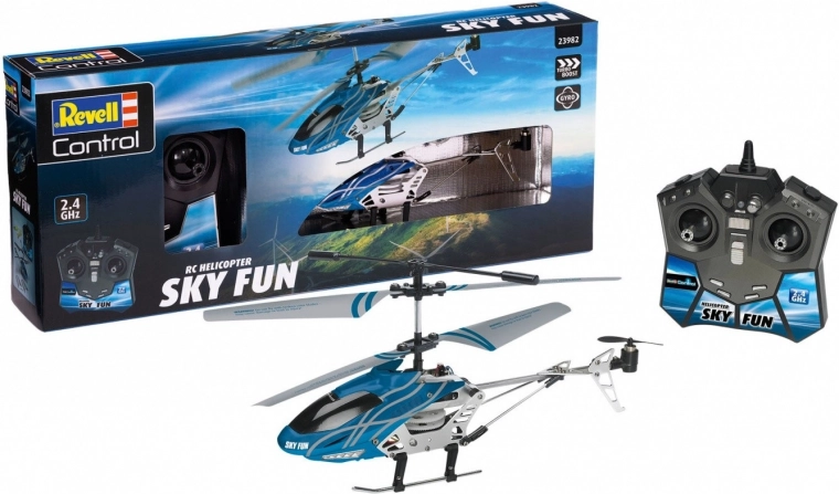 Jautrs tālvadības helikopters Sky Fun