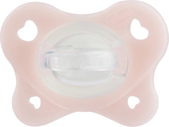 Chicco PhysioForma Dual Soft pacifier, pink, 0–2 months
