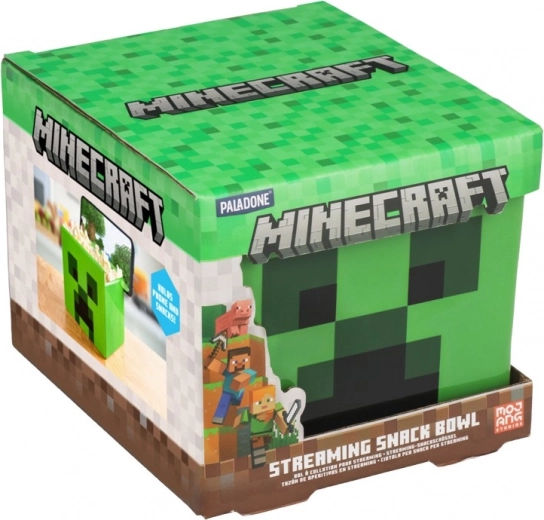 Minecraft bļoda Creeper ar tālruņa statīvu