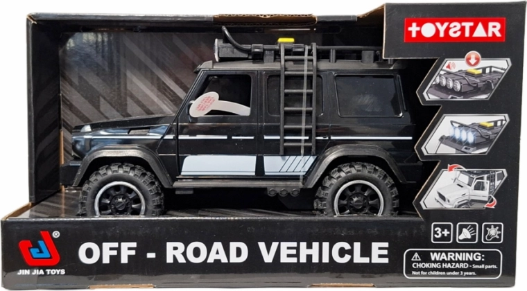 Apvidus auto (off-road) ar gaismu un skaņu