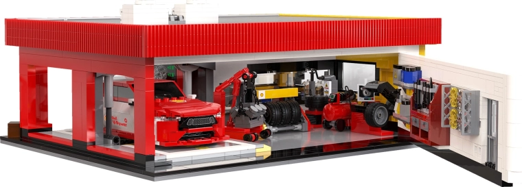 Fully equipped automotive workshop