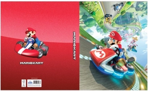 Binder with Super Mario A4 theme