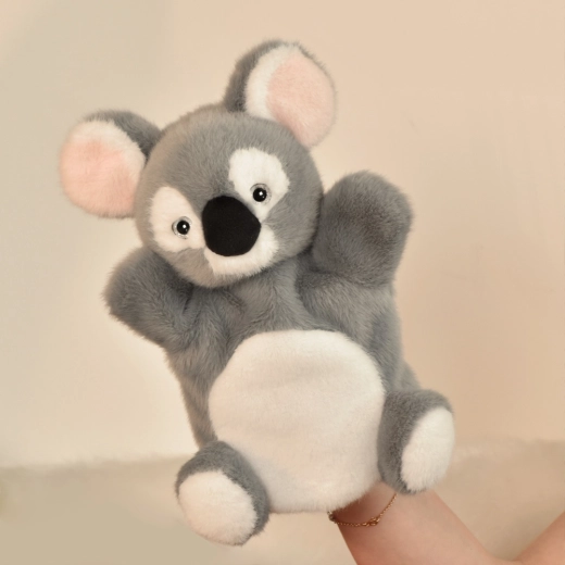 Doudou Histoire d'Ours plīša rokas lelle koala pelēka 24 cm