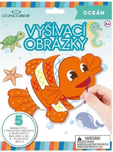 Izšūšanas komplekts Okeāns CONCORDE bērniem