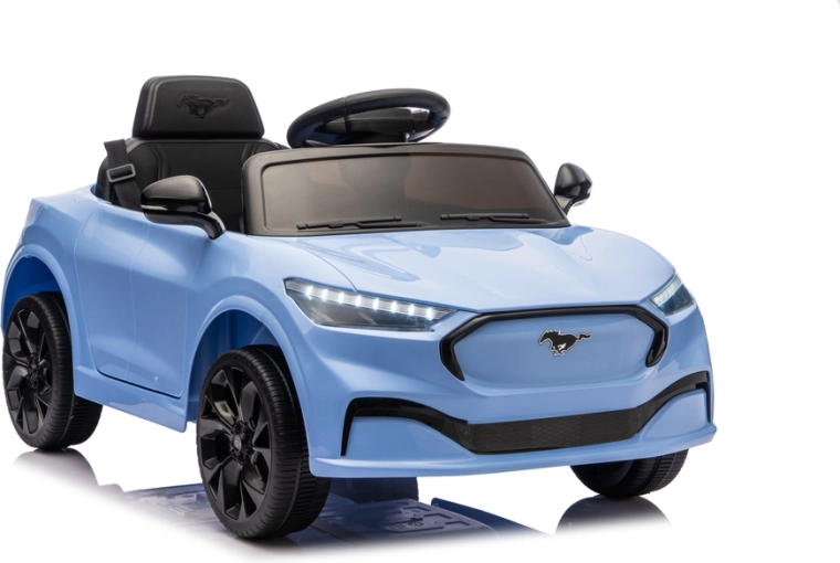 Elektriska bērnu automašīna FORD Mustang Mach‑E 24V, zila