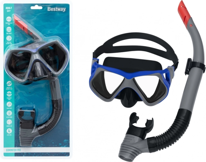 BESTWAY Snorkeling Set – Mask and Snorkel – Black