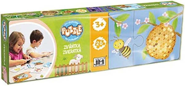 Puzles pirmsskolas vecuma bērniem – Dzīvnieciņi