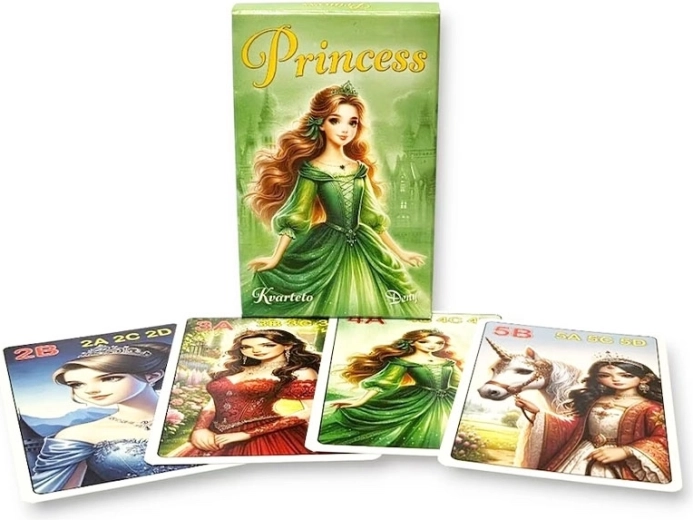Kvartets Princeses – kāršu spēle, 32 kārtis
