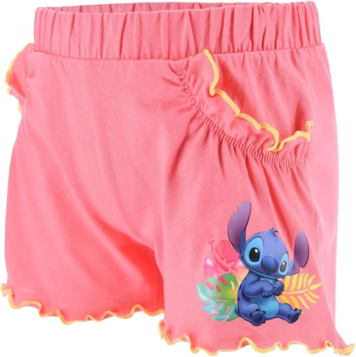 Bērnu rozā šorti Lilo un Stitch