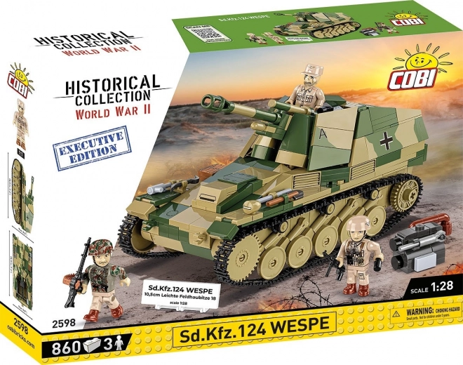 Konstruktors Cobi Sd.Kfz. 124 Wespe – ekskluzīvais izdevums 1:28