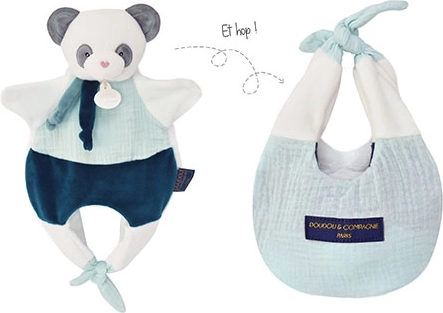 Doudou mīkstmantiņa Panda somiņā