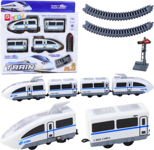 Elektriskais ātrvilciens City Express ar sliedēm, 13 detaļas