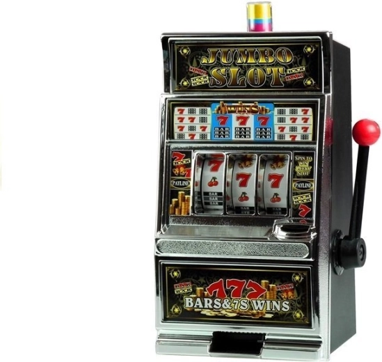 Bērnu spēļu automāts JUMBO SLOT ar krājkasi un skaņām