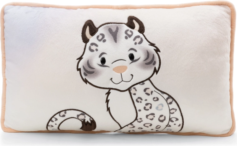 Plīša spilvens sniega leopards Eleni Snowbell 43 × 25 cm