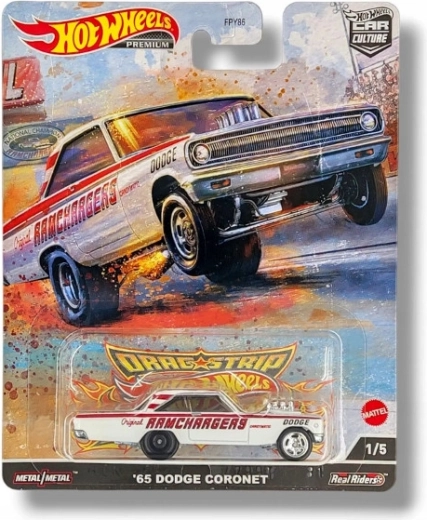 Hot Wheels Premium Dodge Coronet 1965 – metāla modelis kolekcionāriem