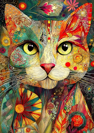 Enjoy Puzzle Artie Cat 1000 Pieces