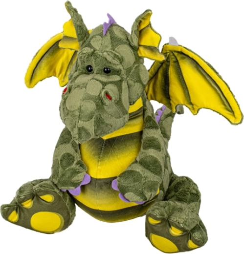Plush dragon green 23 cm sitting