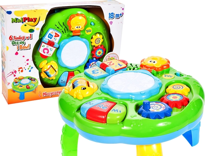 Educational Activity Table with Drum
