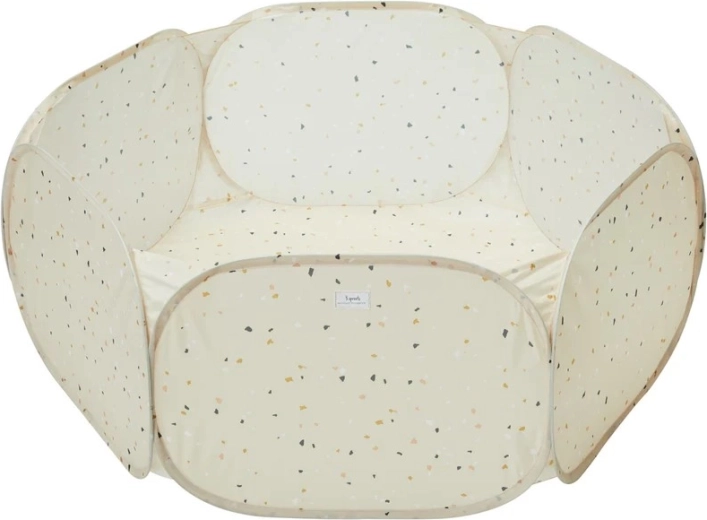 3 Sprouts sausais baseins no pārstrādāta poliestera, terrazzo bēšs